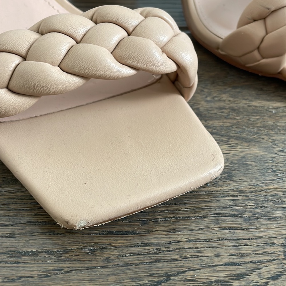Braided Sandal Block Heel Nude​​​​​​​​​​​​ - Picture 8 of 8